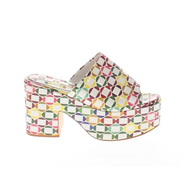 FSJ Funny See Jill Multicolored platform Heels - Picture 11 of 12